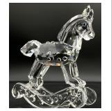 Swarovski Crystal Rocking Horse
