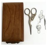 Small Wooden Magnetic Sided Case