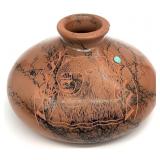 Geri Vail Navajo Horse Hair Studio Art Pottery