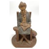 Tom Clark Gnome Grandma Doing Needlework