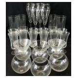 Asst Vintage Glassware