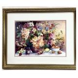 Signed Original Still Life Watercolor Painting