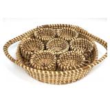 Charleston Gullah Sweetgrass Drink Basket