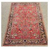 Antique Hand Knotted 4.4 x 6.6 Rug