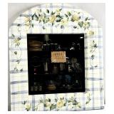 Painted Dome Top Wooden Wall Mirror