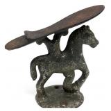 Antique Cast Iron Horse Figure Cobbler