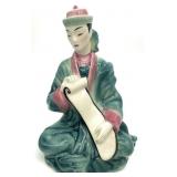 Goldscheider Chinese Poet Statue by Sylvia Scott