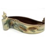 Hull Pottery Parchment & Pine Window Box Planter