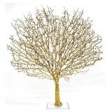 Gold Tree on Acrylic Base Statue