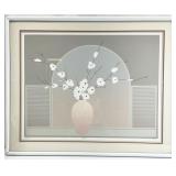 S/N Cherry Blossom Embossed Minimalist Floral Art