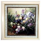 Home Interiors Irises Floral Art Print