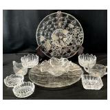 Group Vintage Glass Serving Dishes