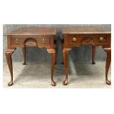 Pair Cherry PA House End Tables