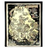 Vtg Historic Map Baltimore County, MD