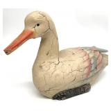 Vintage Carved Wood Duck