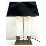 French Style Bouillotte 2-Candle Lamp
