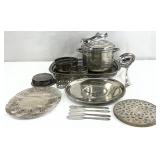 Vintage Silver Plate Serving Dishes & More