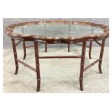 Henkel Harris Faux Bamboo Coffee Table