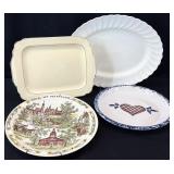 Asst Vintage Serving Trays & More