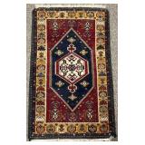 3 x 4.9 Antique Hand Knotted Rug