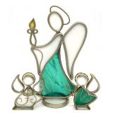 3pc Stained Glass Angel Figures