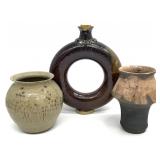 3pc Art Pottery