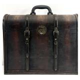 Asian Style Small Wooden Dome Top Storage Box