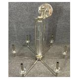 Modern Chrome 6-Light Chandelier