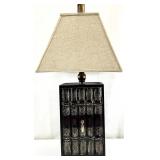 Faux Book Cabinet Base Table Lamp