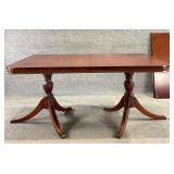 Mahogany Double Pedestal Dining Table