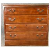 Cherry Two Drawer Lateral File Cabinet
