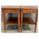 Pair Mersman Mahogany Side Tables