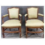 Pair French Provincial Arm Chairs
