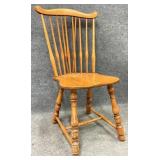 Maple Brace Back Windsor Chair