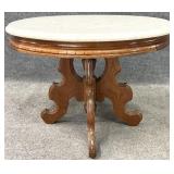 Victorian Marble Top Table