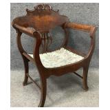 Antique Mahogany Arm Chair