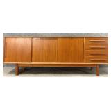 Danish Teak Mid Century Credenza