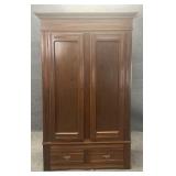 Antique Oak Knockdown Wardrobe