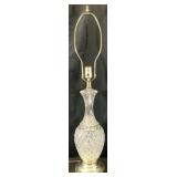 Diamond Pattern Glass Lamp