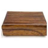 Vintage Olive Wood Box, Spain