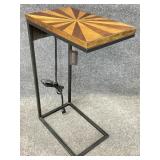 U Shape Starburst Accent Table