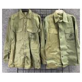 2pc Vietnam War Era USMC Uniform Shirt & Jacket