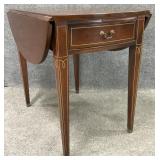 Mahogany One Drawer Pembroke Table