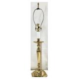 Brass Candlestick Lamp