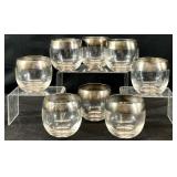 Bonwit Teller Mid Century Roly Poly Glassware Set
