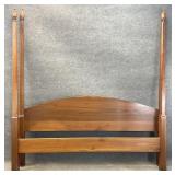 Walnut King Size Bed NO RAILS