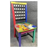 Music Theme Hand Painted Chair