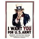 US Army Recruiting History Museum Poster