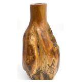 Sculptural Burl Wood Vase