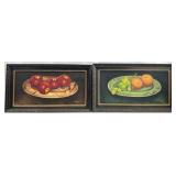 2 Vintage Delyambao Still Life Oil Paintings